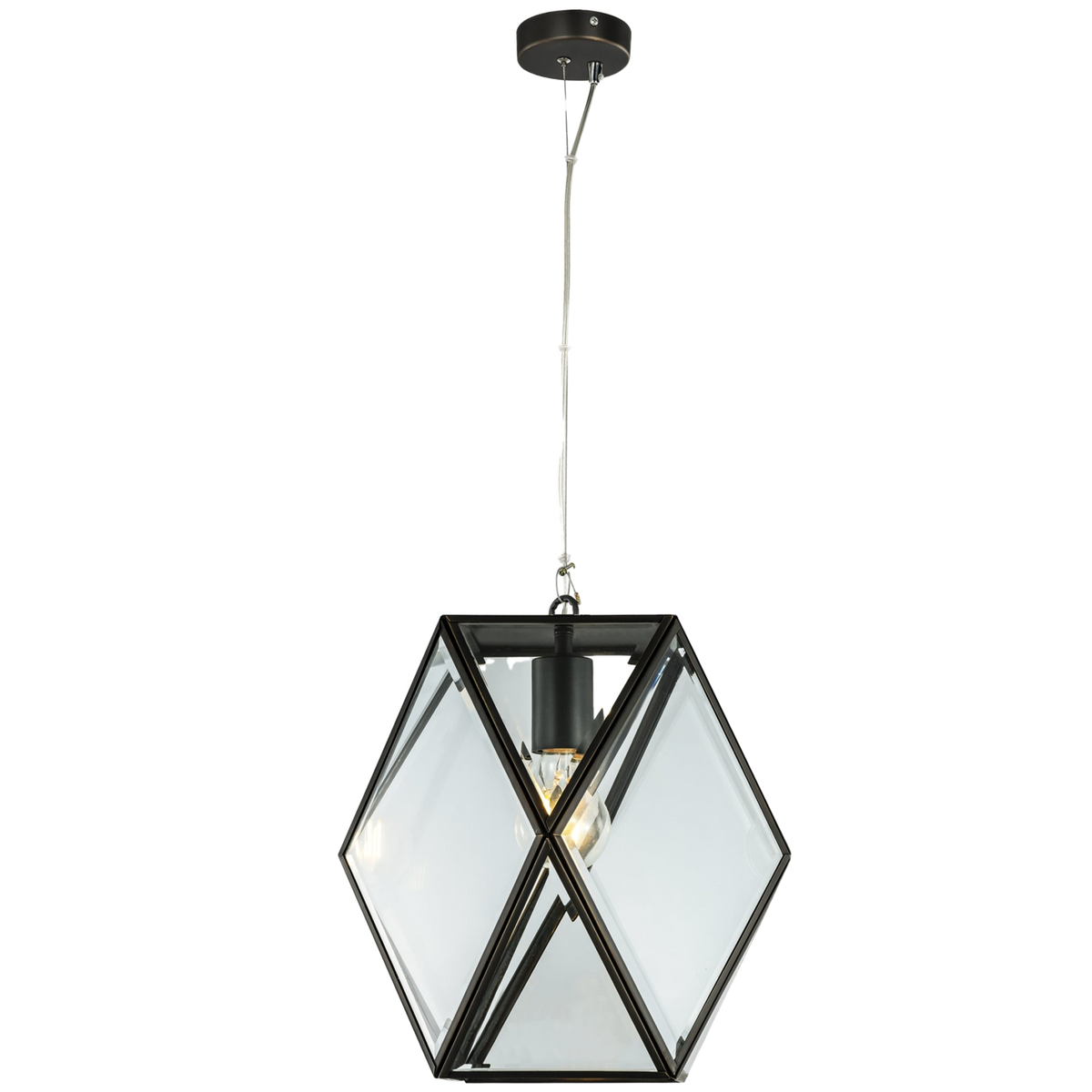 MDA Regan glass lantern pendant, alternate view
