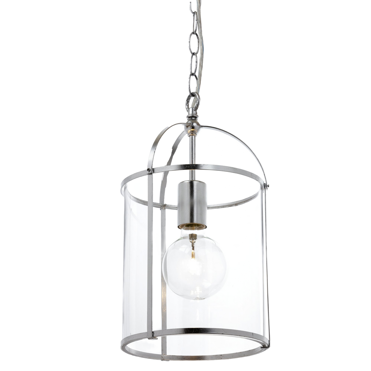 MDA Isabella glass lantern pendant, side view