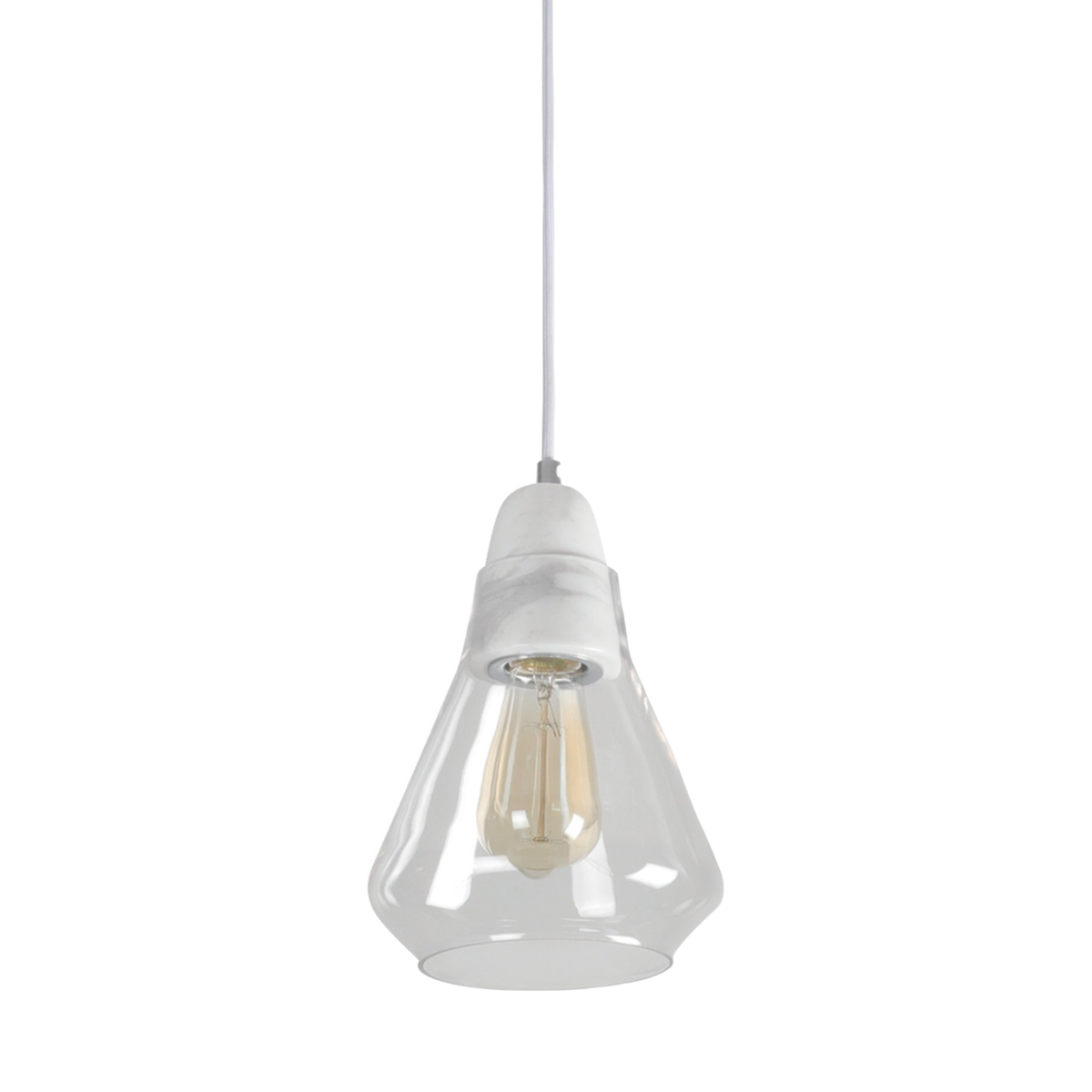 MDA Ellise glass pendant, detail view