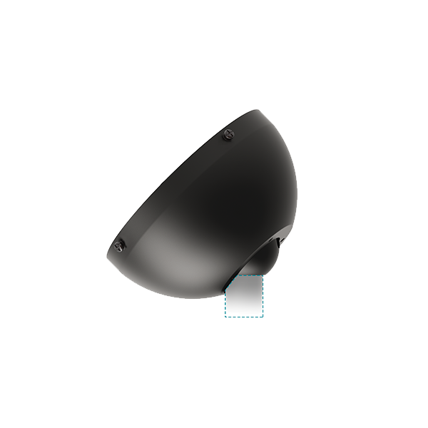 Martec 45 degree angle ceiling fan canopy
