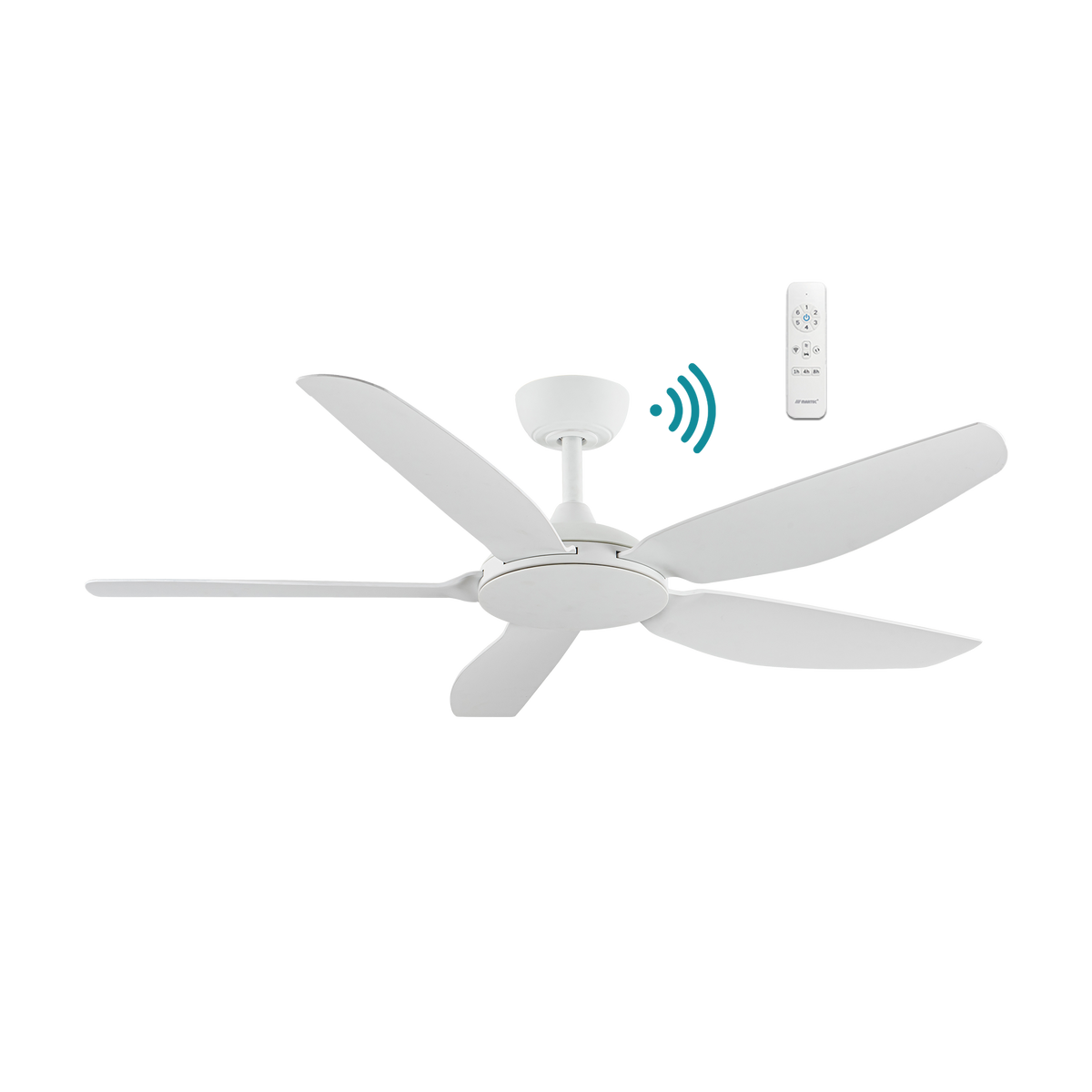 Martec Esprit 52 inch DC ceiling fan in white, no light