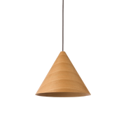 MDA Hugo timber pendant, small, in walnut — view 6