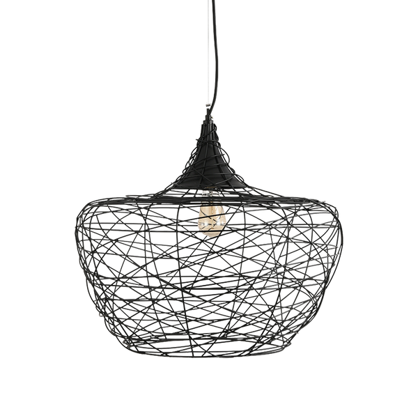 MDA Weave iron pendant, large