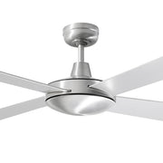Martec Lifestyle 52 inch AC ceiling fan in brushed aluminium, DLS134B — view 1