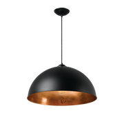MDA Newport pendant 50cm in black and copper — view 2