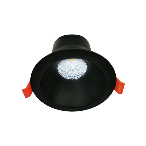 90mm Rex Gimbal LED Downlight 9w Matt Black