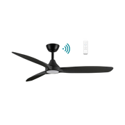 Martec Seaforth 52 inch DC ceiling fan with light in matt black — view 3
