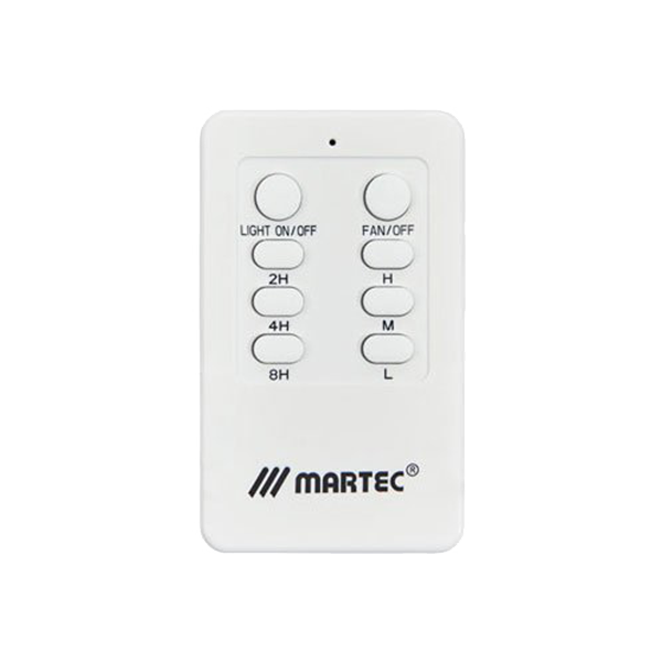 Martec slimline AC ceiling fan remote control
