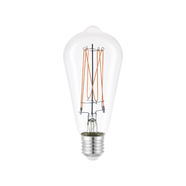 MDA spherical tubular LED filament globe