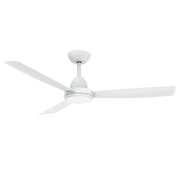 Martec Legend 48 inch DC ceiling fan with light in matt white, MZDC1233W — view 2